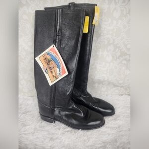 NWT Justin Tall Black Ropers